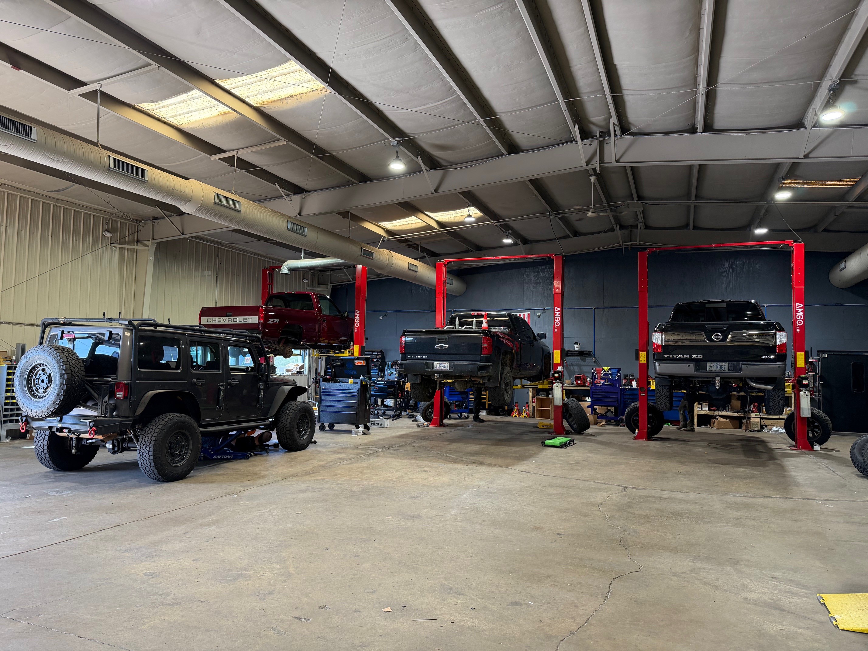 Inside the Bryar Motorsports shop